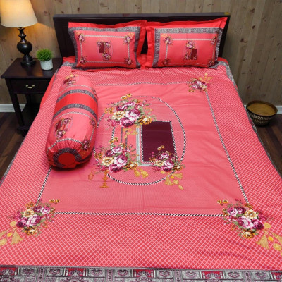 কোল কভার সহ(প্যানেল কটনের চাদর)