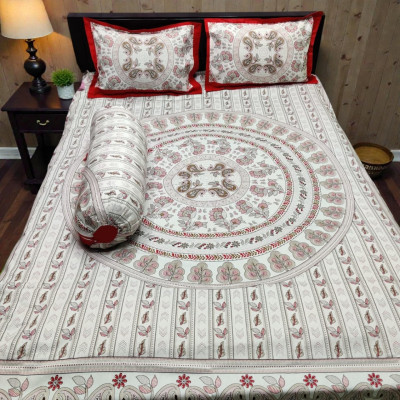 কোল কভার সহ(প্যানেল কটনের চাদর)