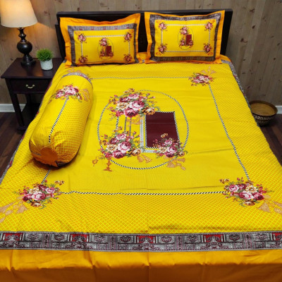 কোল কভার সহ(প্যানেল কটনের চাদর)