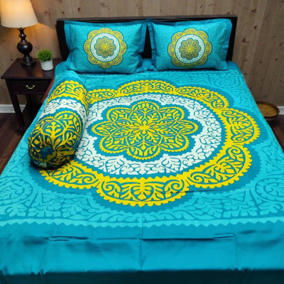 কোল কভার সহ(প্যানেল কটনের চাদর)