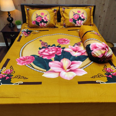 কোল কভার সহ(প্যানেল কটনের চাদর)