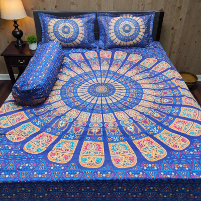 কোল কভার সহ(প্যানেল কটনের চাদর)