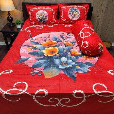 কোল কভার সহ(প্যানেল কটনের চাদর)