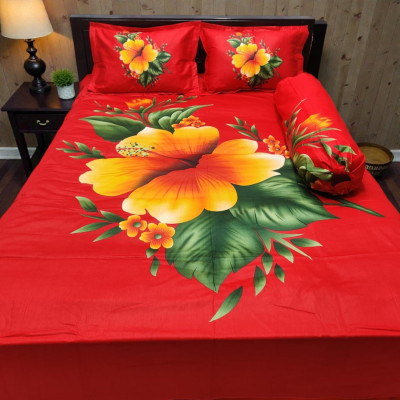 কোল কভার সহ(প্যানেল কটনের চাদর)