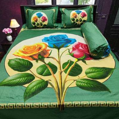 কোল কভার সহ(প্যানেল কটনের চাদর)