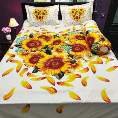 কোল কভার সহ(প্যানেল কটনের চাদর)