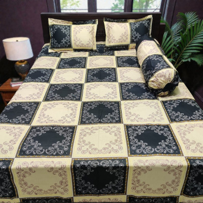 টুয়েল কটন বেডশীট (কোল কভার সহ )