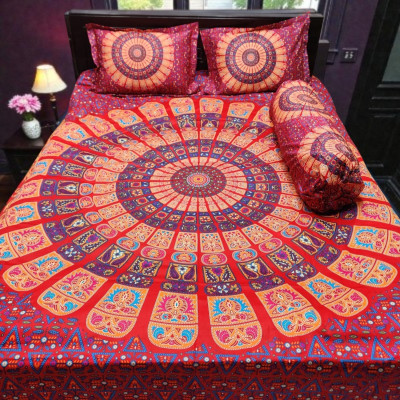 কোল কভার সহ(প্যানেল কটনের চাদর)